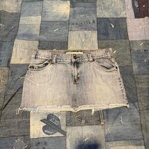 Mossimo blue denim mini skirt‎
